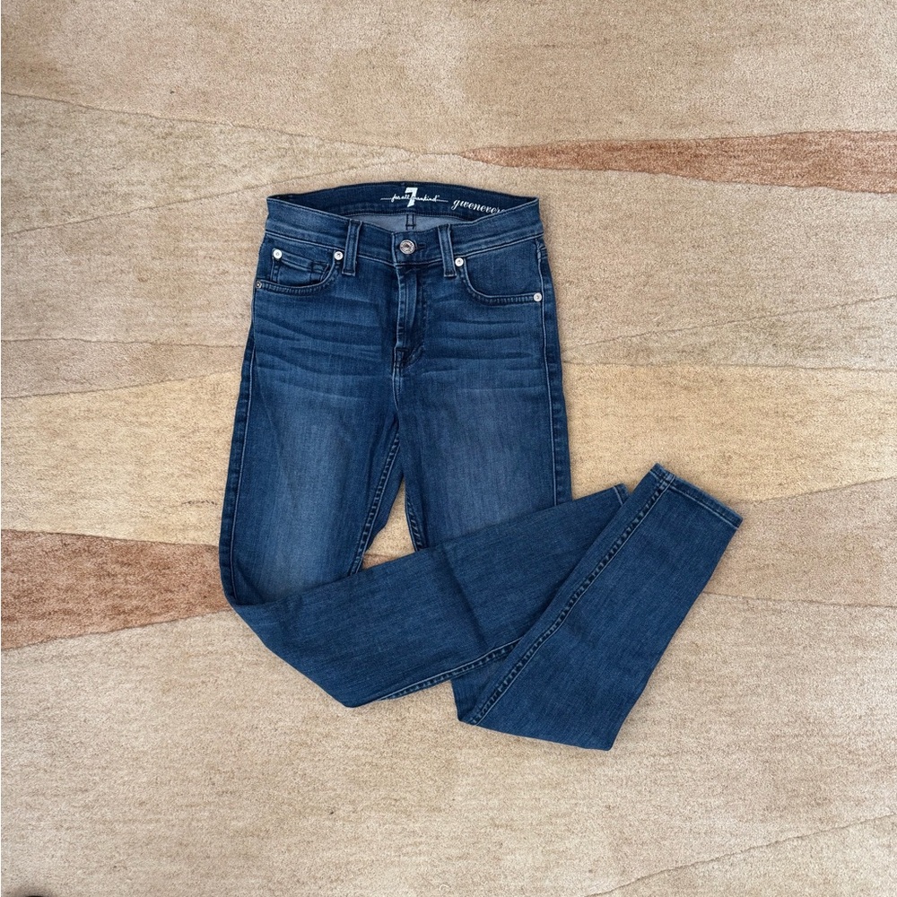 7 For All Mankind Women's Blue Jeans